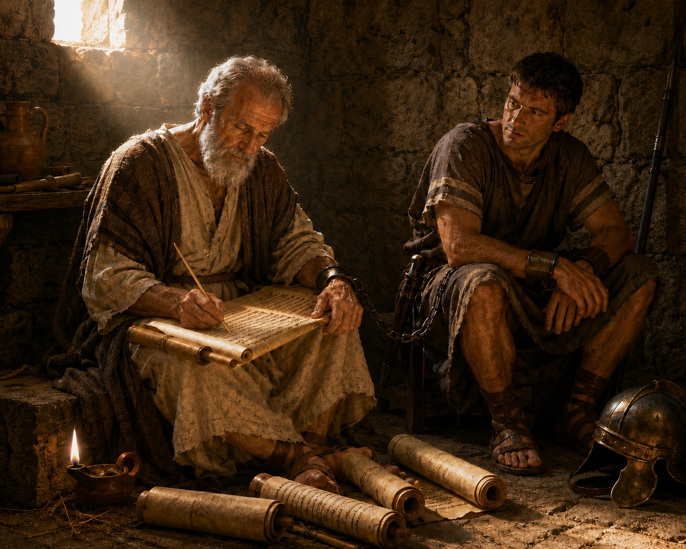 Paul encourages Timothy to continue in the God-breathed Scriptures