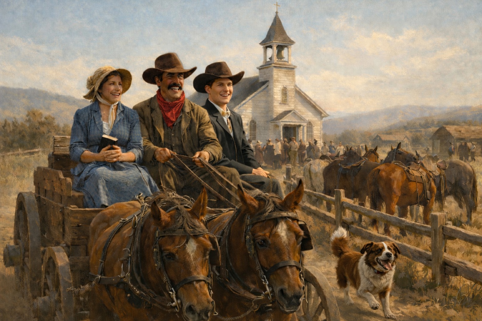 The Cowboys Go to Chhurch